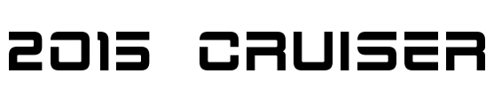2015 Cruiser Font Image