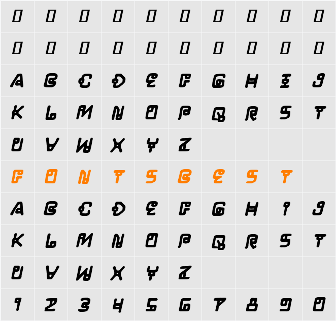 LifeForm BB Character Map
