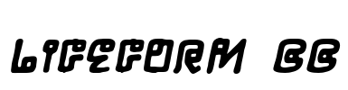 LifeForm BB Font Image