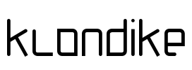 Klondike Font Image