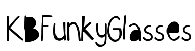 KBFunkyGlasses Font Image