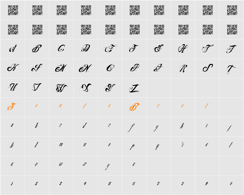 NuevoYork Character Map