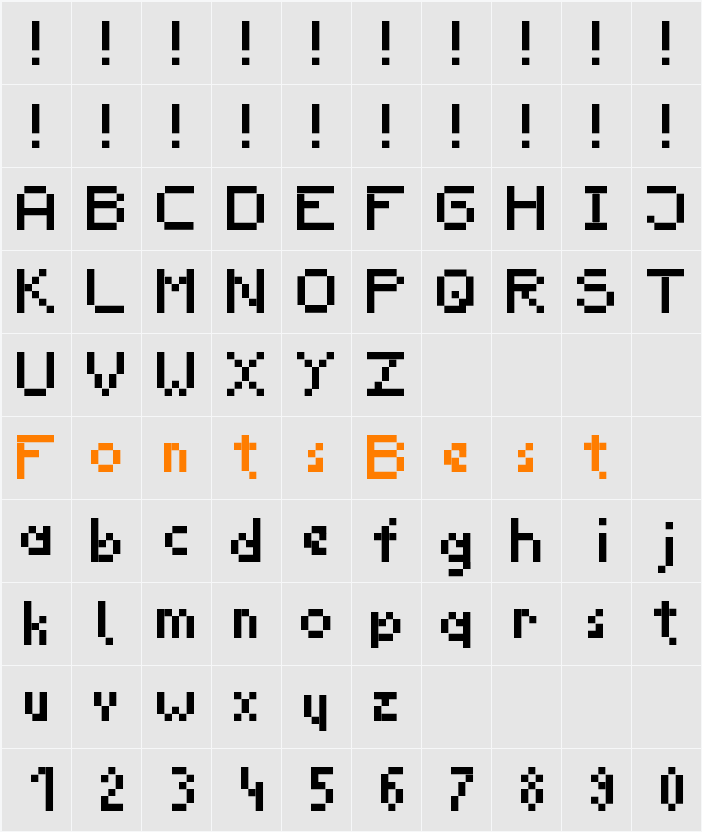 screensix Character Map