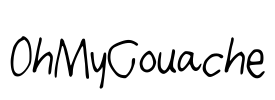OhMyGouache Font Image