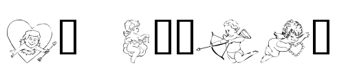 KR Cupids Font Image