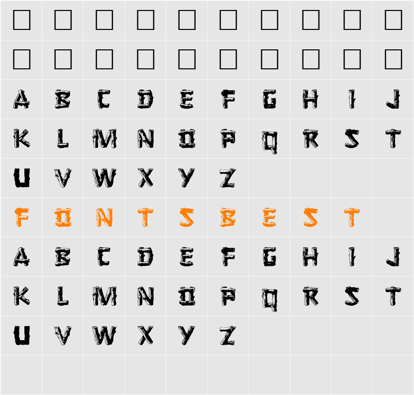 Logger Character Map