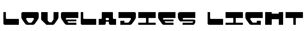 Loveladies Light Font Image