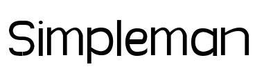 Simpleman Font Image