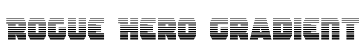 Rogue Hero Gradient Font Image
