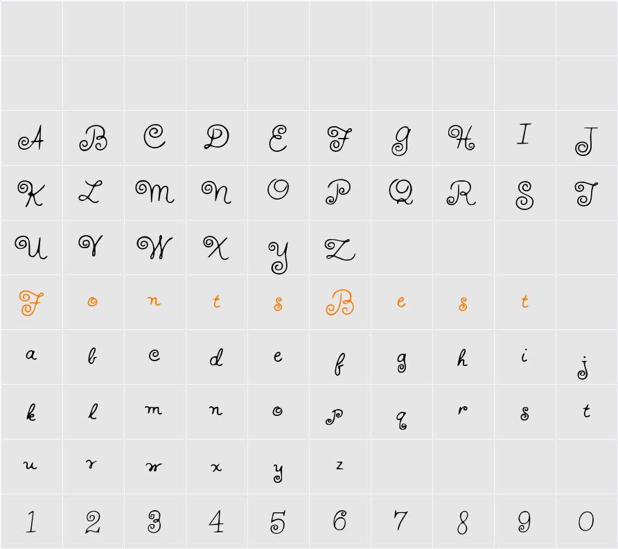 HFF Whirly Whorl Character Map
