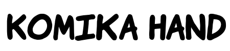 Komika Hand Font Image