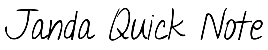Janda Quick Note