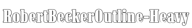 RobertBeckerOutline-Heavy