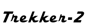 Trekker-2 Font Image