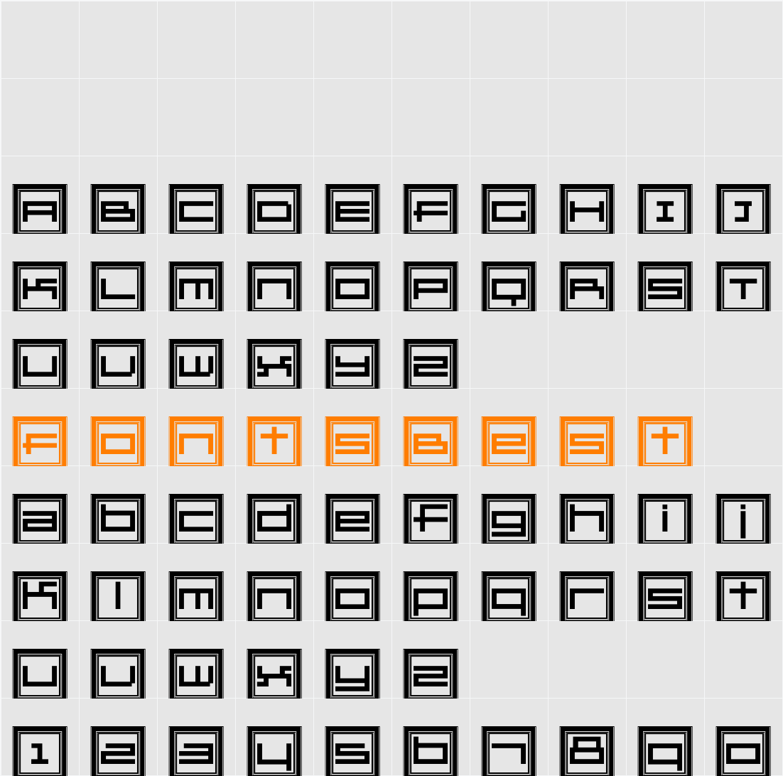 GridExGallery Character Map