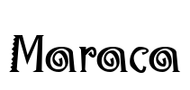 Maraca Font Image