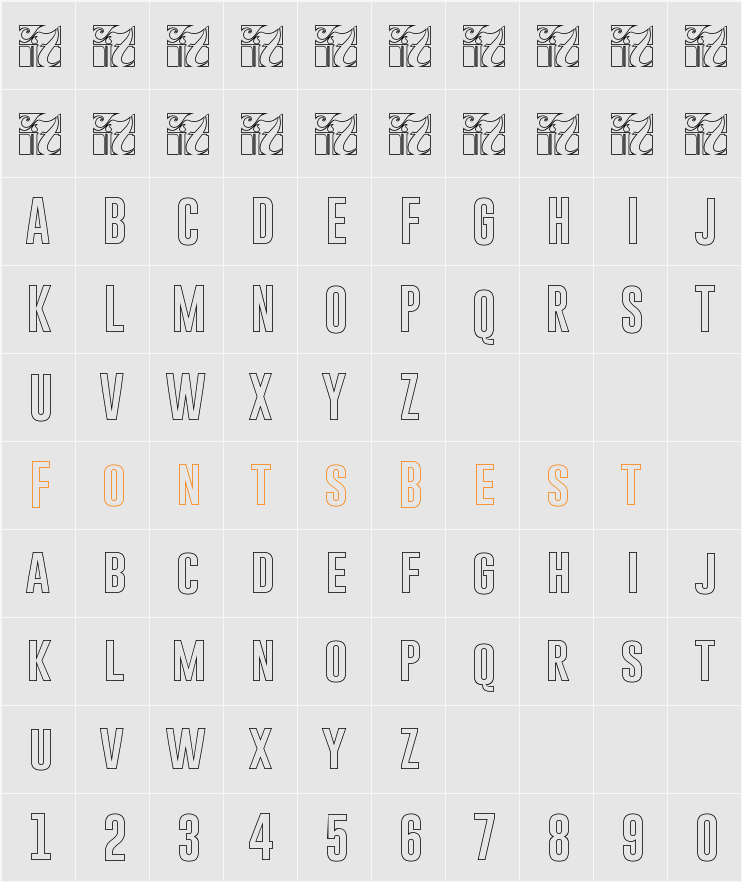 Gobold Hollow Character Map