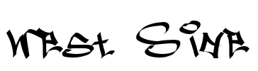 West Side Font Image