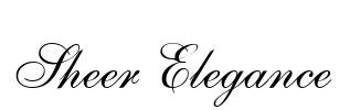 Sheer Elegance Font Image