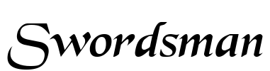 Swordsman Font Image