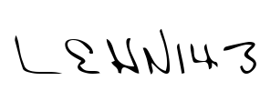 LEHN143 Font Image