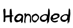 Hanoded Font Image
