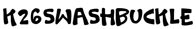 K26Swashbuckle Font Image