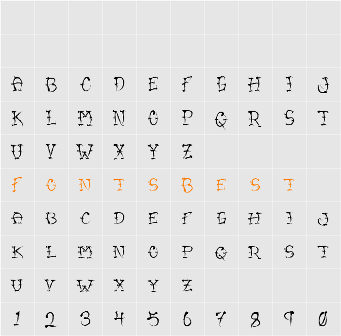 VTC-SumiSlasherOne Character Map