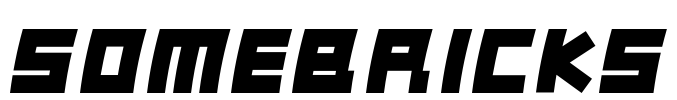 SomeBricks Font Image