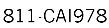 811-CAI978 Font Image