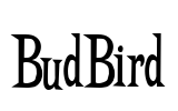 BudBird Font Image
