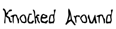 Knocked Around Font Image