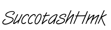 SuccotashHmk Font Image
