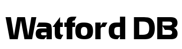 Watford DB Font Image