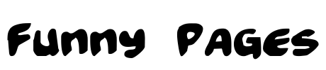 Funny Pages Font Image
