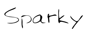 Sparky Font Image