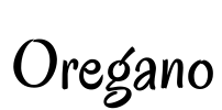Oregano Font Image