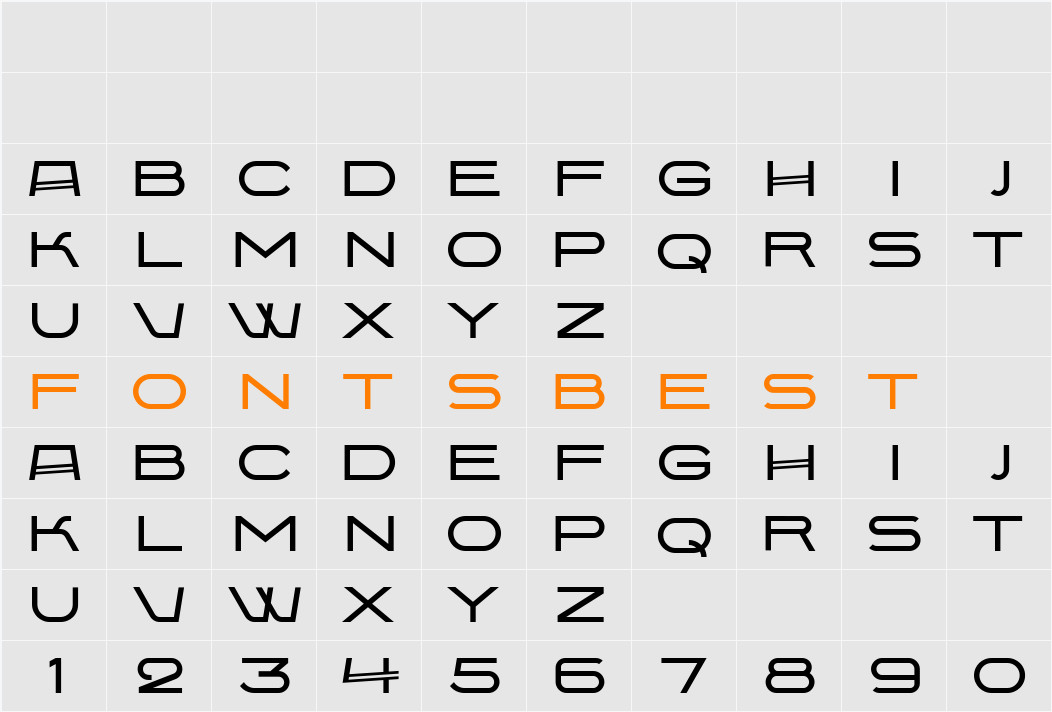 BabaevC Character Map