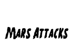 Mars Attacks Font Image