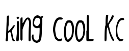 king cooL KC Font Image