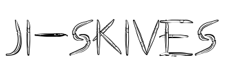 JI-Skives Font Image