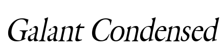 Galant Condensed