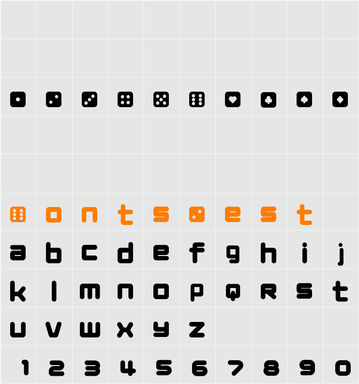 Saicorops Character Map