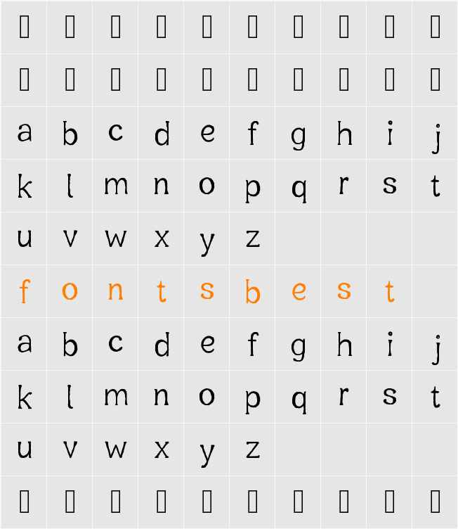 Oxygetrompal Character Map