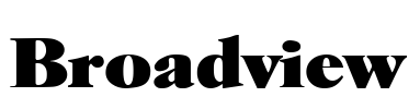 Broadview Font Image