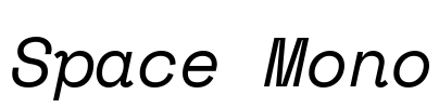 Space Mono Font Image