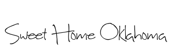Sweet Home Oklahoma Font Image