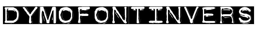 DymoFontInvers