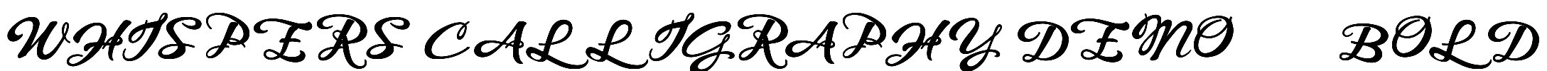 WHISPERS CALLIGRAPHY_DEMO_sinuous_BOLD