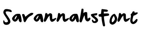 SavannahsFont